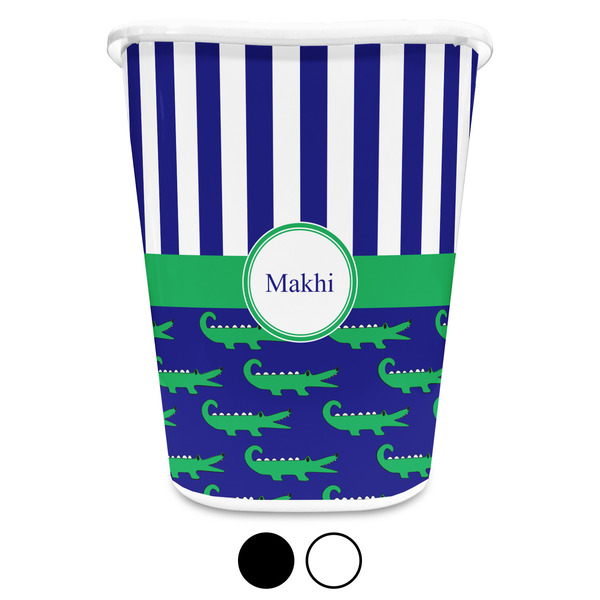 Alligators & Stripes Custom Waste Basket