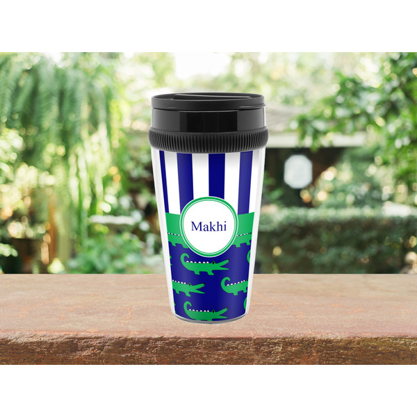 Alligators & Stripes Travel Mug Lifestyle (Personalized)