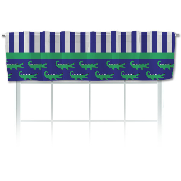 Custom Alligators & Stripes Valance