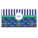 Alligators & Stripes Wall Mounted Coat Rack (Personalized)