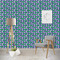 Alligators & Stripes Wallpaper & Surface Covering