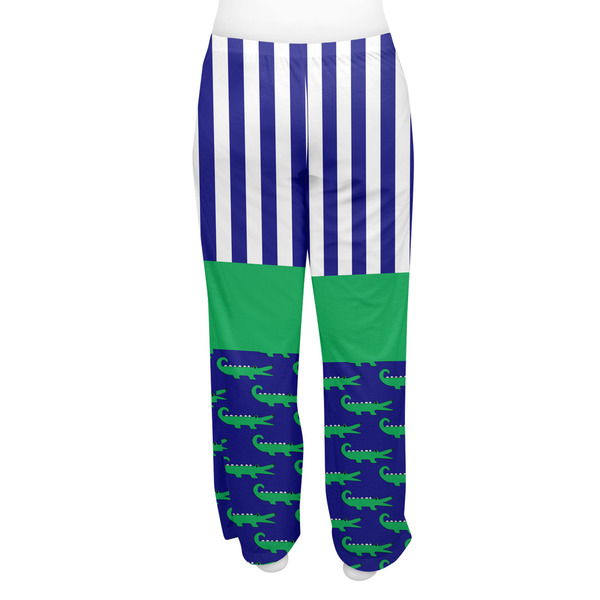 Alligators & Stripes Women's Pj on model - Back