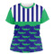 Alligators & Stripes Women's Crew T-Shirt - X Large