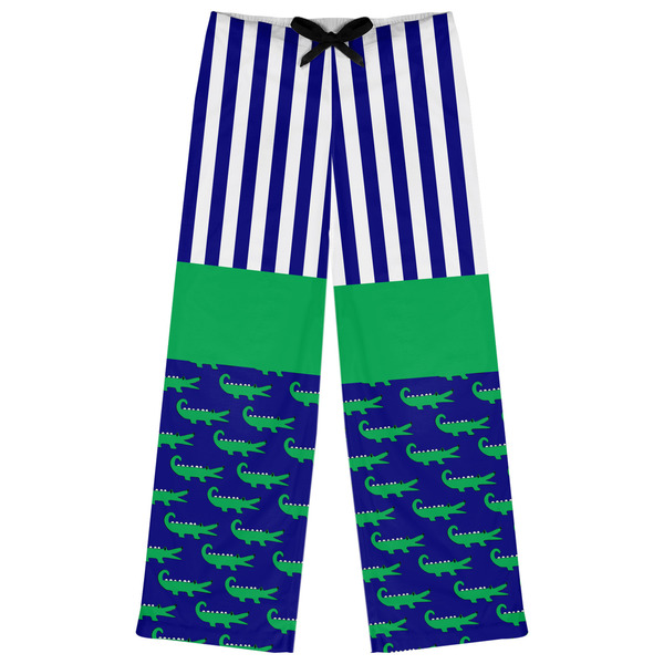 Custom Alligators & Stripes Womens Pajama Pants