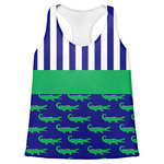Alligators & Stripes Womens Racerback Tank Top - Large