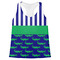 Alligators & Stripes Womens Racerback Tank Top - Small