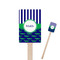 Alligators & Stripes Rectangle Wooden Stir Sticks (Personalized)