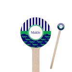 Alligators & Stripes Round Wooden Stir Sticks (Personalized)