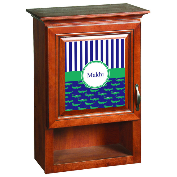 Alligators & Stripes Wooden Cabinet Decal (Medium)