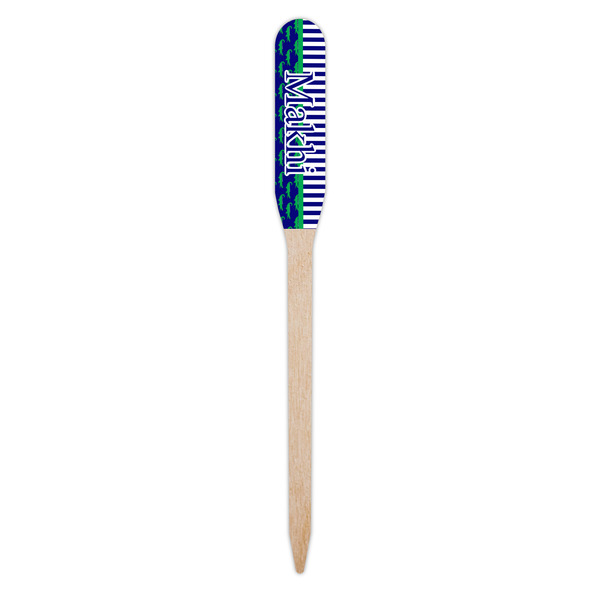 Alligators & Stripes Wooden Food Pick - Paddle - Single Pick