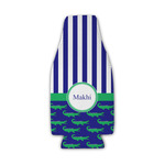 Alligators & Stripes Zipper Bottle Cooler (Personalized)