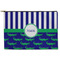 Alligators & Stripes Zipper Pouch (Personalized)