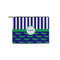 Alligators & Stripes Zipper Pouch - Small - 8.5"x6" (Personalized)