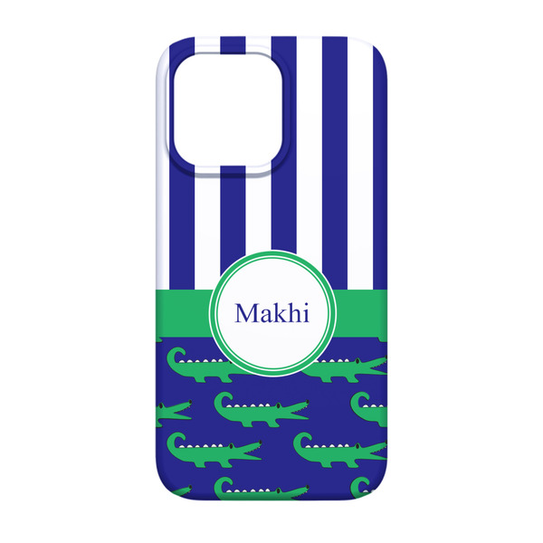 Alligators & Stripes iPhone 13 Case - Back