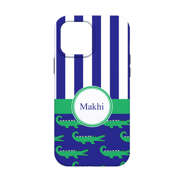 Alligators & Stripes iPhone 13 Mini Tough Case - Back