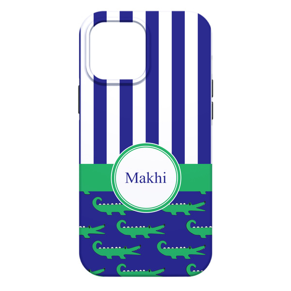 Alligators & Stripes iPhone 13 Pro Max Tough Case - Back