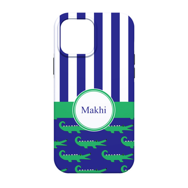 Alligators & Stripes iPhone 13 Tough Case - Back