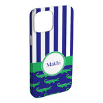 Alligators & Stripes iPhone Case - Plastic (Personalized)