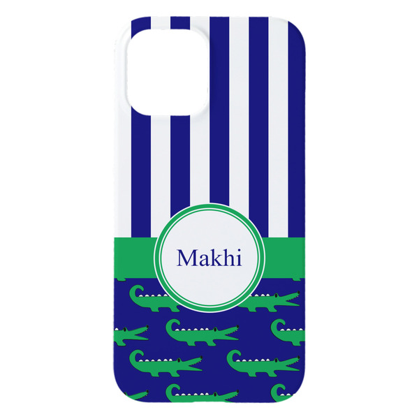 Alligators & Stripes iPhone 15 Pro Max Case - Back