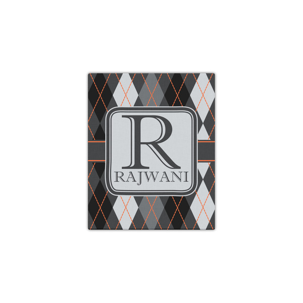 Modern Chic Argyle 11x14 - Canvas Print - Front View