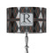 Modern Chic Argyle 12" Drum Lampshade - ON STAND (Fabric)