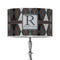 Modern Chic Argyle 12" Drum Lampshade - ON STAND (Poly Film)