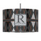 Modern Chic Argyle 12" Drum Pendant Lamp - Fabric (Personalized)