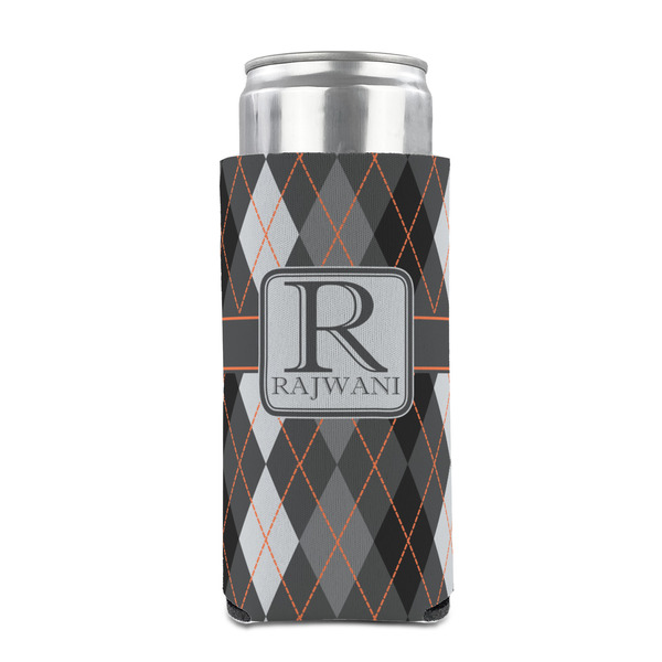 Modern Chic Argyle 12oz Tall Can Sleeve - FRONT (on can)