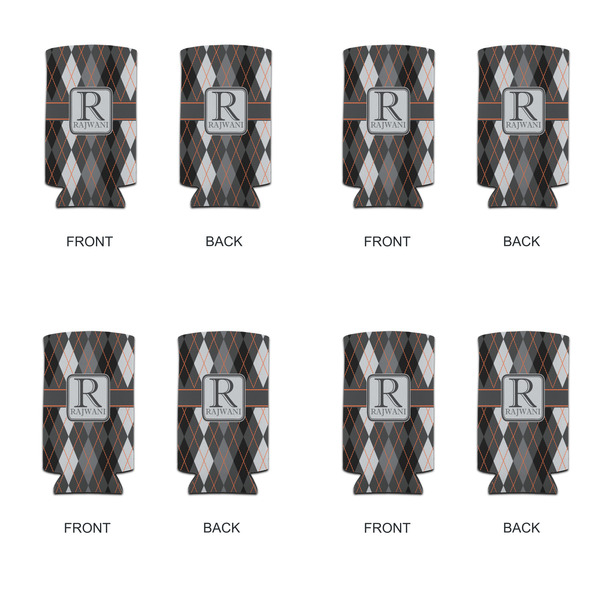 Modern Chic Argyle 12oz Tall Can Sleeve - Set of 4 - APPROVAL