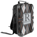 Modern Chic Argyle Kids Hard Shell Backpack (Personalized)