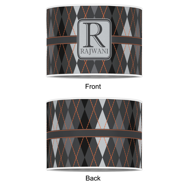 Modern Chic Argyle 16" Drum Lampshade - APPROVAL (Poly Film)