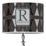 Modern Chic Argyle 16" Drum Lamp Shade - Poly-film (Personalized)