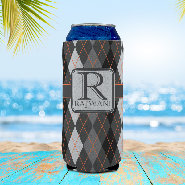 Modern Chic Argyle 16oz Can Sleeve - LIFESTYLE