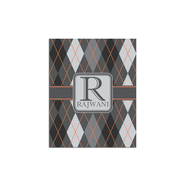 Custom Modern Chic Argyle Poster - Multiple Sizes (Personalized)