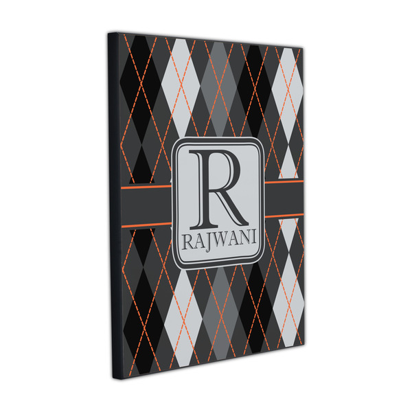 Modern Chic Argyle 16x20 Wood Print - Angle View