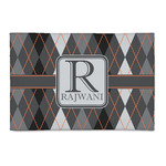 Modern Chic Argyle 2' x 3' Patio Rug (Personalized)