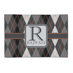 Modern Chic Argyle Patio Rug (Personalized)