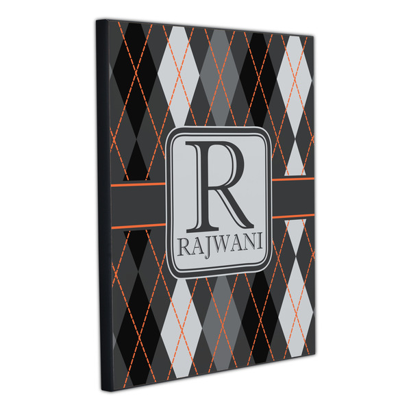 Modern Chic Argyle 20x24 Wood Print - Angle View