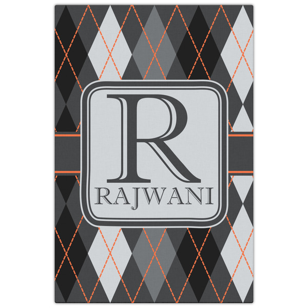 Modern Chic Argyle 20x30 - Canvas Print - Front View