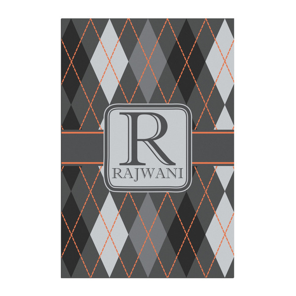 Custom Modern Chic Argyle Posters - Matte - 20x30 (Personalized)