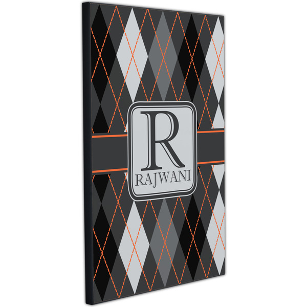 Modern Chic Argyle 20x30 Wood Print - Angle View