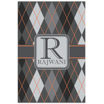 Modern Chic Argyle Poster - Matte - 24x36 (Personalized)