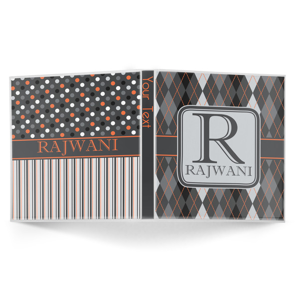 Modern Chic Argyle 3-Ring Binder Approval- 1in