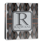 Modern Chic Argyle 3-Ring Binder - 1 inch (Personalized)