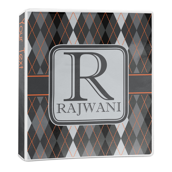 Modern Chic Argyle 3-Ring Binder Main- 1in