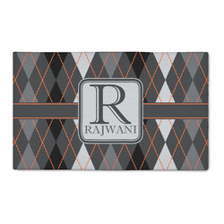 Modern Chic Argyle 3' x 5' Patio Rug (Personalized)