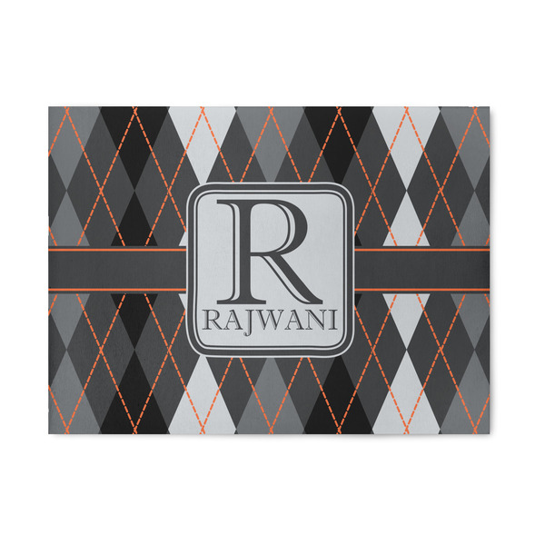 Custom Modern Chic Argyle Area Rug (Personalized)