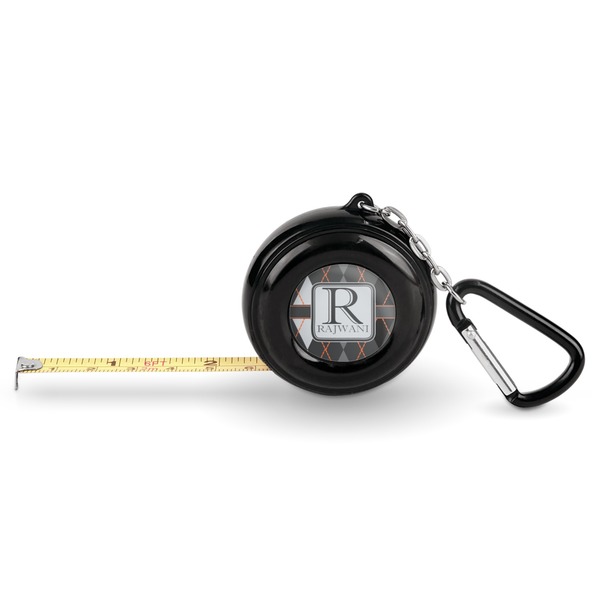 Custom Modern Chic Argyle Pocket Tape Measure - 6 Ft w/ Carabiner Clip (Personalized)