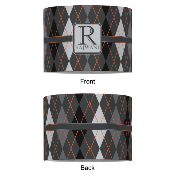 Modern Chic Argyle 8" Drum Lampshade - APPROVAL (Fabric)