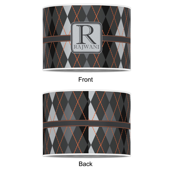 Modern Chic Argyle 8" Drum Lampshade - APPROVAL (Poly Film)